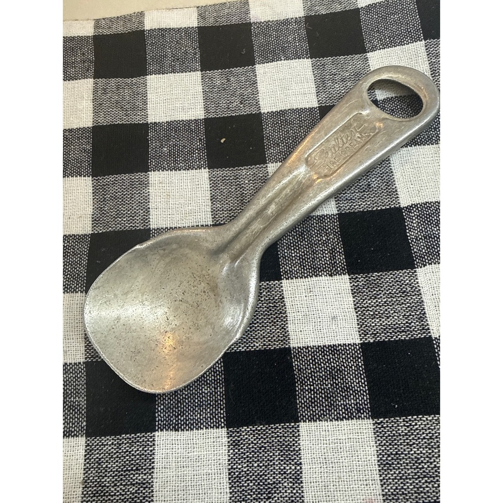 Vintage Sealtest Ice Cream Scoop Cast Aluminum Metal Spade Soda Fountain Tool